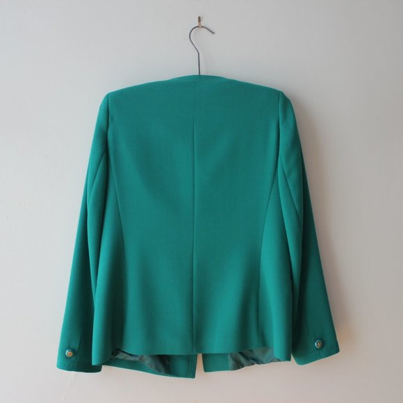 Vintage Turquoise Blazer 36 - Picture 6 of 6